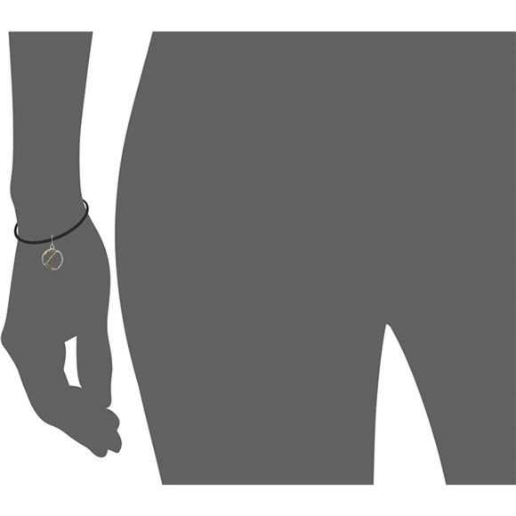 Women's Initial Z Two Tone Charm Sterling Silver, Expandable - Picture 2 of 2